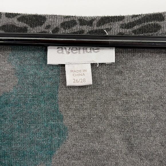 Avenue Floral Asymmetric Womens Top Sz 26/28 Cottagecore Boho Lagenlook Earthy - Picture 7 of 9